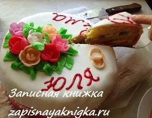 торт весільний