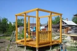 Як зробити альтанку у дворі кам'яна, дерев'яна і ковані альтанки (альтанку) Як зробити альтанку у дворі кам'яна, дерев'яна і ковані альтанки