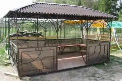 Як зробити альтанку у дворі кам'яна, дерев'яна і ковані альтанки (зробити) Як зробити альтанку у дворі кам'яна, дерев'яна і ковані альтанки