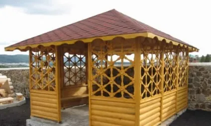 Як зробити альтанку у дворі кам'яна, дерев'яна і ковані альтанки (кам'яна) Як зробити альтанку у дворі кам'яна, дерев'яна і ковані альтанки