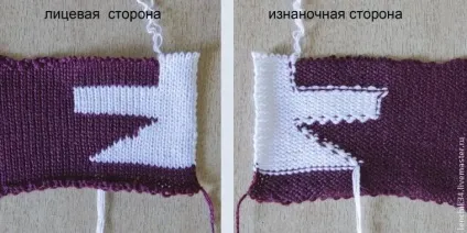 Як усунути длиние протягання при в'язанні інтарсії на машинці - ярмарок майстрів - ручна робота,