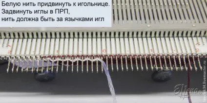 Як усунути длиние протягання при в'язанні інтарсії на машинці - ярмарок майстрів - ручна робота,