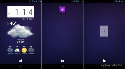 Як встановити віджети на екран блокування android-пристрої (екран) Як встановити віджети на екран блокування android-пристрої