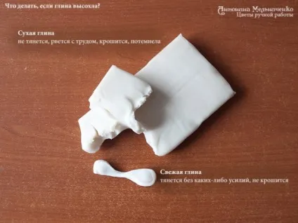Як відновити висохлу глину, країна майстрів (майстер-клас) Як відновити висохлу глину, країна майстрів