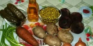 Калорійність вінегрету без масла і без картоплі і з ними (буде складати приблизно) Калорійність вінегрету без масла і без картоплі і з ними