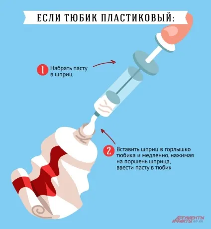 Як заштовхати зубну пасту назад в тюбик, пам'ятки та інструкції, питання-відповідь, аргументи і факти (пасту) Як заштовхати зубну пасту назад в тюбик, пам'ятки та інструкції, питання-відповідь, аргументи і факти