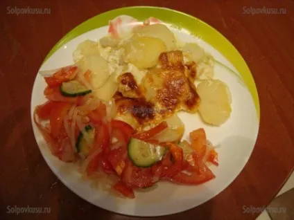 Картопля запечена з сиром (франція.) Картопля запечена з сиром