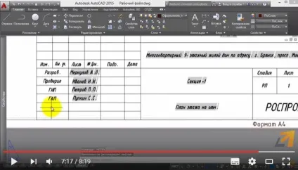 Колекція блоків для autocad - штамп і рамка (рамка) Колекція блоків для autocad - штамп і рамка