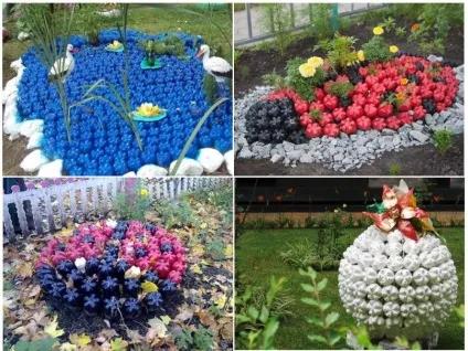 Клумби своїми руками з пластикових пляшок - фото і майстер клас (пластикових) Клумби своїми руками з пластикових пляшок - фото і майстер клас