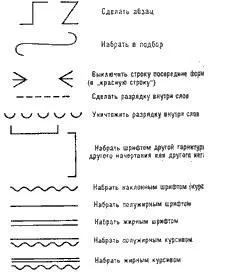 коректурні знаки