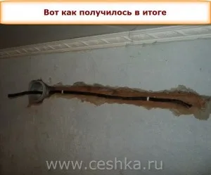 Укладання проводу в штробі, поради електрика (проводу) Укладання проводу в штробі, поради електрика