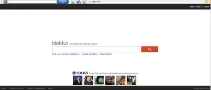 Видалення blekko toolbar