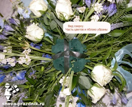 Прикраса столу квітами 1