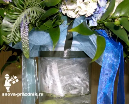 Прикраса столу квітами 1