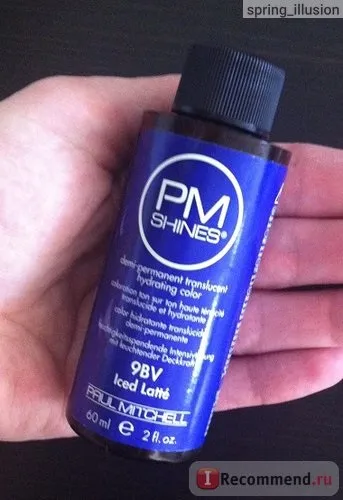 Фарба для волосся paul mitchell pm shines (нестійка, безаміачна) - «якісний тоніровочний
