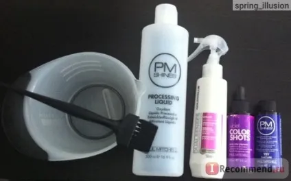 Фарба для волосся paul mitchell pm shines (нестійка, безаміачна) - «якісний тоніровочний
