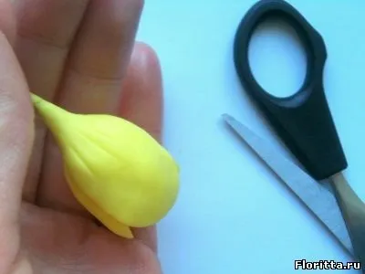 Крокуси з холодного фарфору