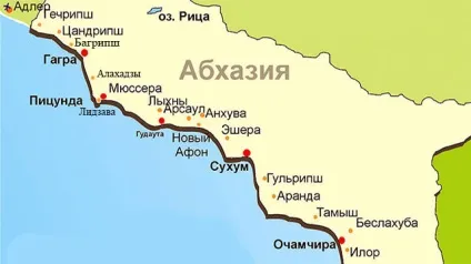 курорти Абхазії