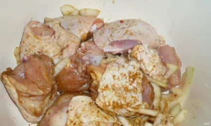 Курка тушкована з макаронами - покроковий рецепт з фото на (покрокові рецепти) Курка тушкована з макаронами - покроковий рецепт з фото на
