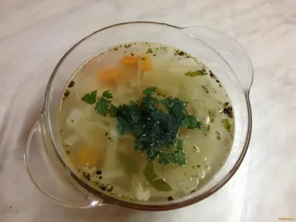 Легкий курячий суп з капустою рецепт з фото (рецепт) Легкий курячий суп з капустою рецепт з фото