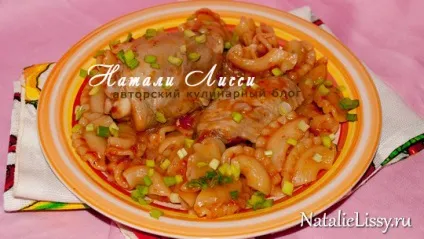 Макарони з куркою в мультиварці (макаронів куркою мультиварці) Макарони з куркою в мультиварці