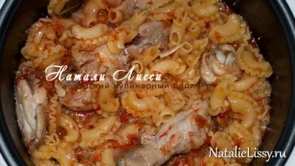 Макарони з куркою в мультиварці (макаронів куркою мультиварці) Макарони з куркою в мультиварці