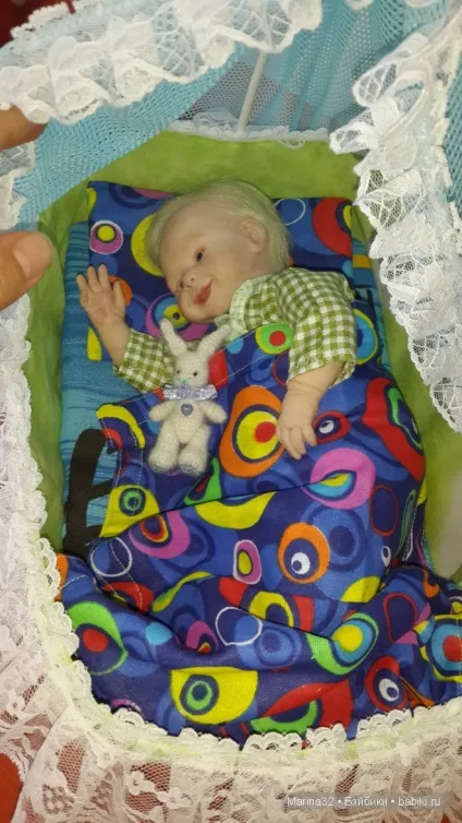 Люлька для ляльки своїми руками або спальне місце для Дениска (лялька ооак) маленький мк)) (люлька) Люлька для ляльки своїми руками або спальне місце для Дениска (лялька ооак) маленький мк))