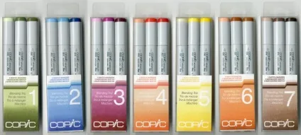 Маркери copic перше враження