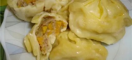 Манти з гарбузом, м'ясом, фаршем і картоплею - рецепти тесту і начинки (фаршем) Манти з гарбузом, м'ясом, фаршем і картоплею - рецепти тесту і начинки