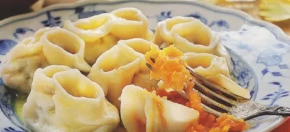 Манти з гарбузом, м'ясом, фаршем і картоплею - рецепти тесту і начинки (м'ясом) Манти з гарбузом, м'ясом, фаршем і картоплею - рецепти тесту і начинки