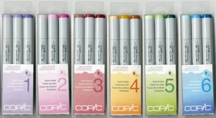 Маркери copic перше враження