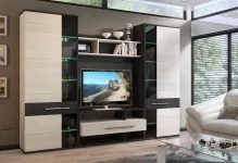 Меблева стінка для вітальні меблі для залу, фото в квартирі, стік, корпусні спальня (меблева стінка для вітальні) Меблева стінка для вітальні меблі для залу, фото в квартирі, стік, корпусні спальня