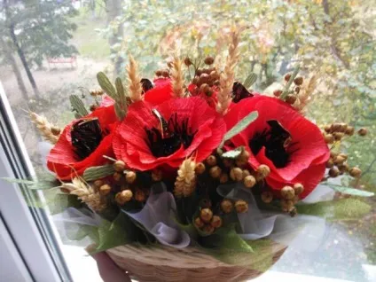 Майстер-клас маки - букети з цукерок - ярмарок майстрів - ручна робота, handmade (букети з цукерок') Майстер-клас маки - букети з цукерок - ярмарок майстрів - ручна робота, handmade