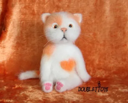Майстер-клас валяємо милого котика - ярмарок майстрів - ручна робота, handmade (майстер-клас) Майстер-клас валяємо милого котика - ярмарок майстрів - ручна робота, handmade