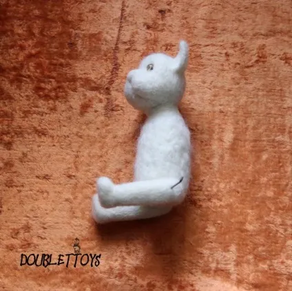 Майстер-клас валяємо милого котика - ярмарок майстрів - ручна робота, handmade (сухе валяння) Майстер-клас валяємо милого котика - ярмарок майстрів - ручна робота, handmade