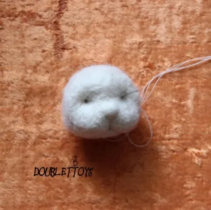 Майстер-клас валяємо милого котика - ярмарок майстрів - ручна робота, handmade (скляні очі) Майстер-клас валяємо милого котика - ярмарок майстрів - ручна робота, handmade