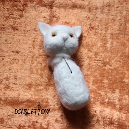 Майстер-клас валяємо милого котика - ярмарок майстрів - ручна робота, handmade (валяне іграшка) Майстер-клас валяємо милого котика - ярмарок майстрів - ручна робота, handmade
