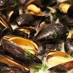 Мідії по-французьки з картоплею-фрі, рецепт - cookery daily (основна страва) Мідії по-французьки з картоплею-фрі, рецепт - cookery daily