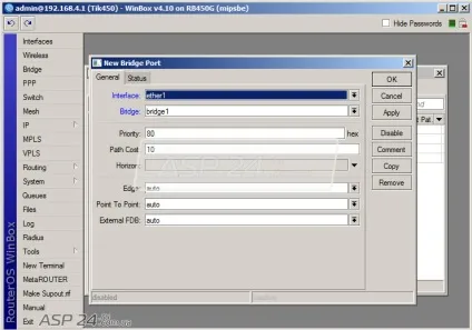 Mikrotik bridge