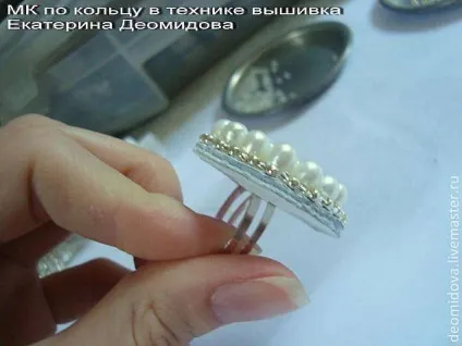 Мк по створенню кільця в техніці вишивка (створення) Мк по створенню кільця в техніці вишивка