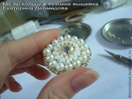 Мк по створенню кільця в техніці вишивка (створення) Мк по створенню кільця в техніці вишивка