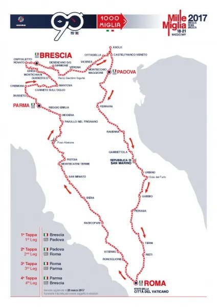 Мілле Мілья 2017 (mille miglia) (Мілле Мілья) Мілле Мілья 2017 (mille miglia)