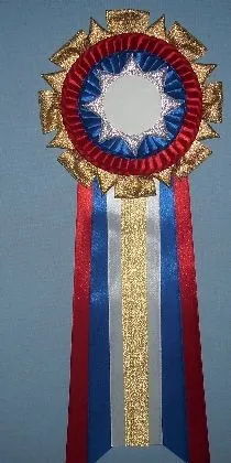 Нагородні розетки для виставок тварин (Внутрішній діаметр Зовнішній) Нагородні розетки для виставок тварин