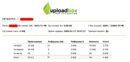 Uploadbox - партнерка від файлообмінника (заробіток на файлаобменніках) Uploadbox - партнерка від файлообмінника