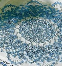 Нарядні мереживні серветки, зв'язані гачком схеми (РССНП навколо слід) Нарядні мереживні серветки, зв'язані гачком схеми