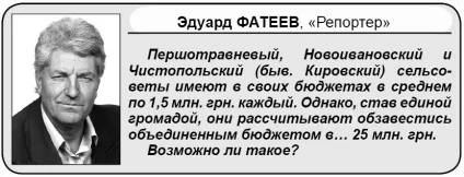Нікопольська газета репортер - чим живеш, село (дохід одного жителя) Нікопольська газета репортер - чим живеш, село