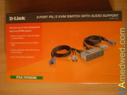 Огляд kvm switch d-link kvm-121