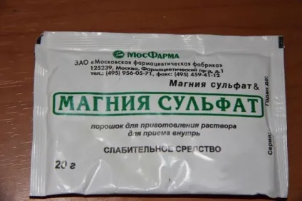 Очищення кишечника магнезією (магнію сульфат), як приймати магнезію, відгуки (магнезією) Очищення кишечника магнезією (магнію сульфат), як приймати магнезію, відгуки