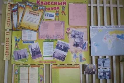 Оформлення класного куточка (5 клас), шаблони для класного куточка (класний куточок фото) Оформлення класного куточка (5 клас), шаблони для класного куточка