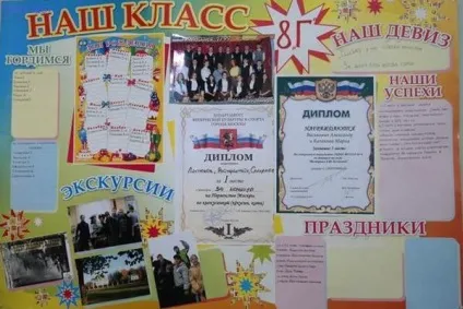 Оформлення класного куточка (5 клас), шаблони для класного куточка (рубрики) Оформлення класного куточка (5 клас), шаблони для класного куточка